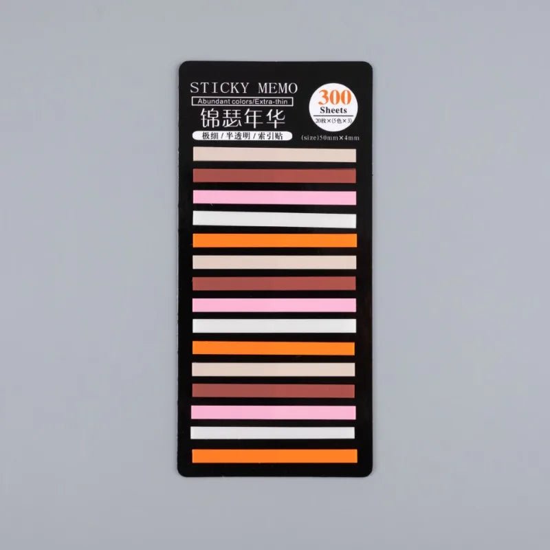 Journal GO 300sheets Index Tabs Self Adhesive Page Markers File Seperator Sticky Notes Classify Files Flags Planner Note Pads by Creative Vault Marketplace