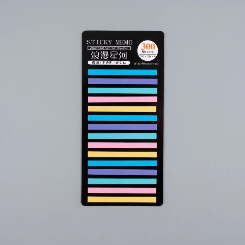 Journal GO 300sheets Index Tabs Self Adhesive Page Markers File Seperator Sticky Notes Classify Files Flags Planner Note Pads by Creative Vault Marketplace