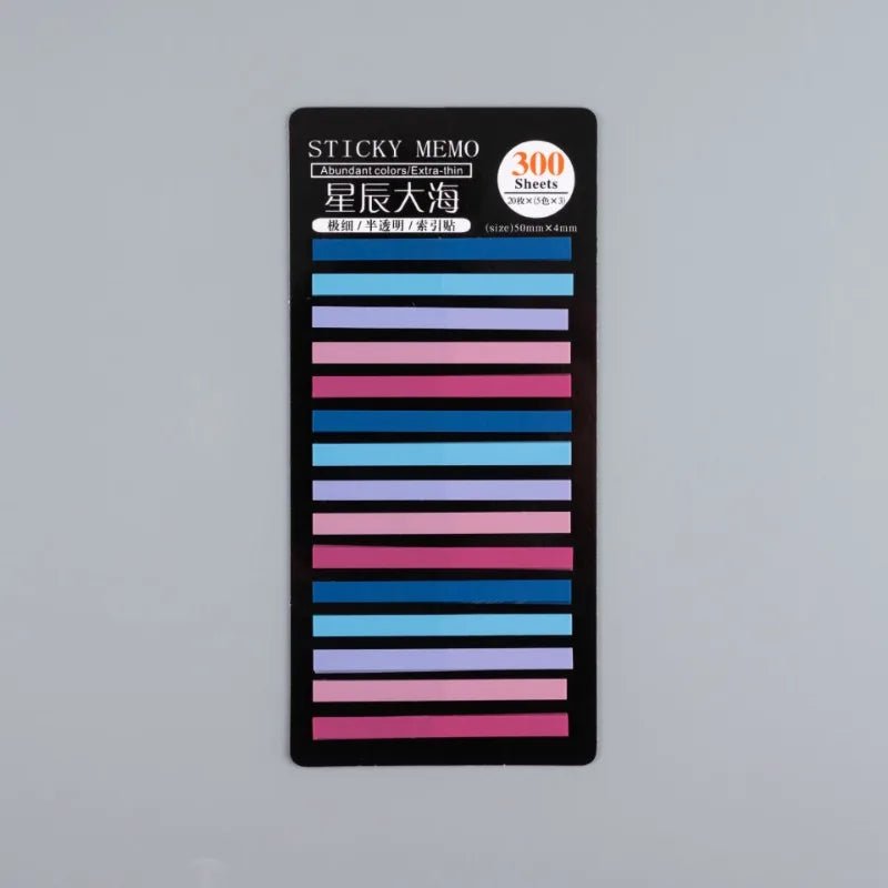 Journal GO 300sheets Index Tabs Self Adhesive Page Markers File Seperator Sticky Notes Classify Files Flags Planner Note Pads by Creative Vault Marketplace