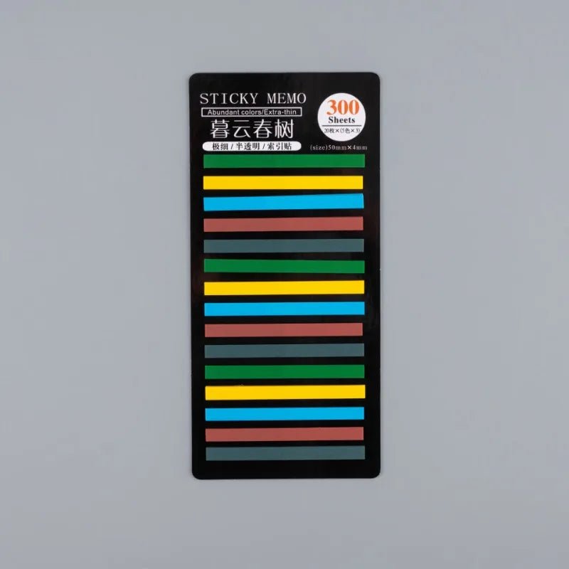 Journal GO 300sheets Index Tabs Self Adhesive Page Markers File Seperator Sticky Notes Classify Files Flags Planner Note Pads by Creative Vault Marketplace