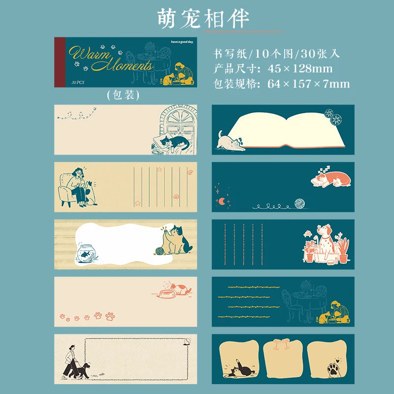 Journal GO 30pages Collage Junk Journal diy Sticker Warm Moments Stickers for Scrapbook Planner Card diy Material Papers by Creative Vault Marketplace