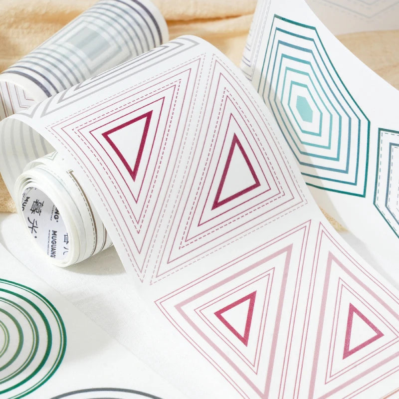 Journal GO 9x200cm Endless Frames Long Loop Die Cut TapeStickers Creative DIY Collage Junk Journa Materials Decor Scrapbooking by Creative Vault Marketplace