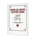 THIS IS WHY YOU'RE MINE Love Story Journal Hardcover Couples Edition Love Journal Book Romantic Anniversary Edition by Creative Vault Marketplace