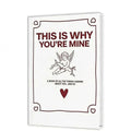THIS IS WHY YOU'RE MINE Love Story Journal Hardcover Couples Edition Love Journal Book Romantic Anniversary Edition by Creative Vault Marketplace