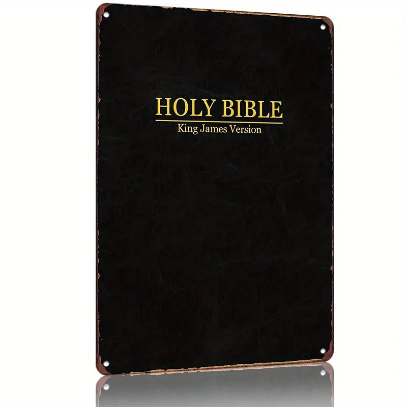Illuminate Your Faith with the Black Leather King James Bible - A Timeless Classic for Home, Church, or Gift Giving by Creative Vault Marketplace