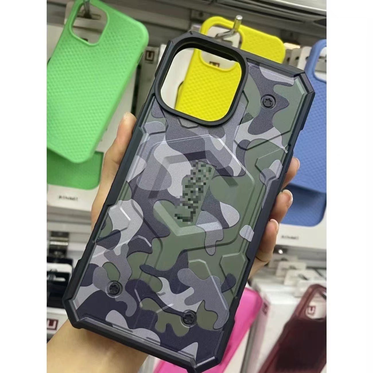 Camouflage Safety Case For Smartphones by Creative Vault Marketplace