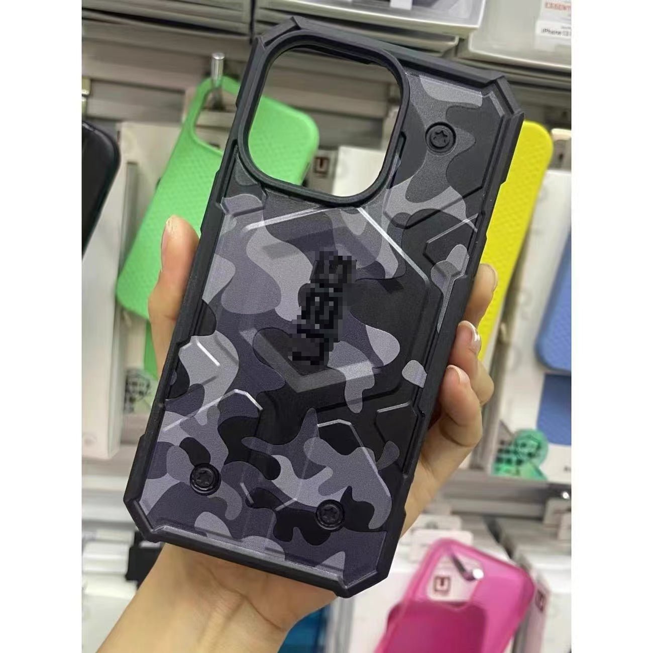 Camouflage Safety Case For Smartphones by Creative Vault Marketplace