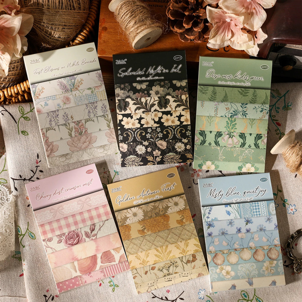 Journal GO 50pages Breeze for You Journaling Material Book Decorative Scrapbooking Material Paper Diary diy Background Papers by Creative Vault Marketplace