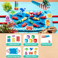 Children's fishing toys Montessori fabric craft fishing games baby education early education toys children's birthday gifts by Creative Vault Marketplace