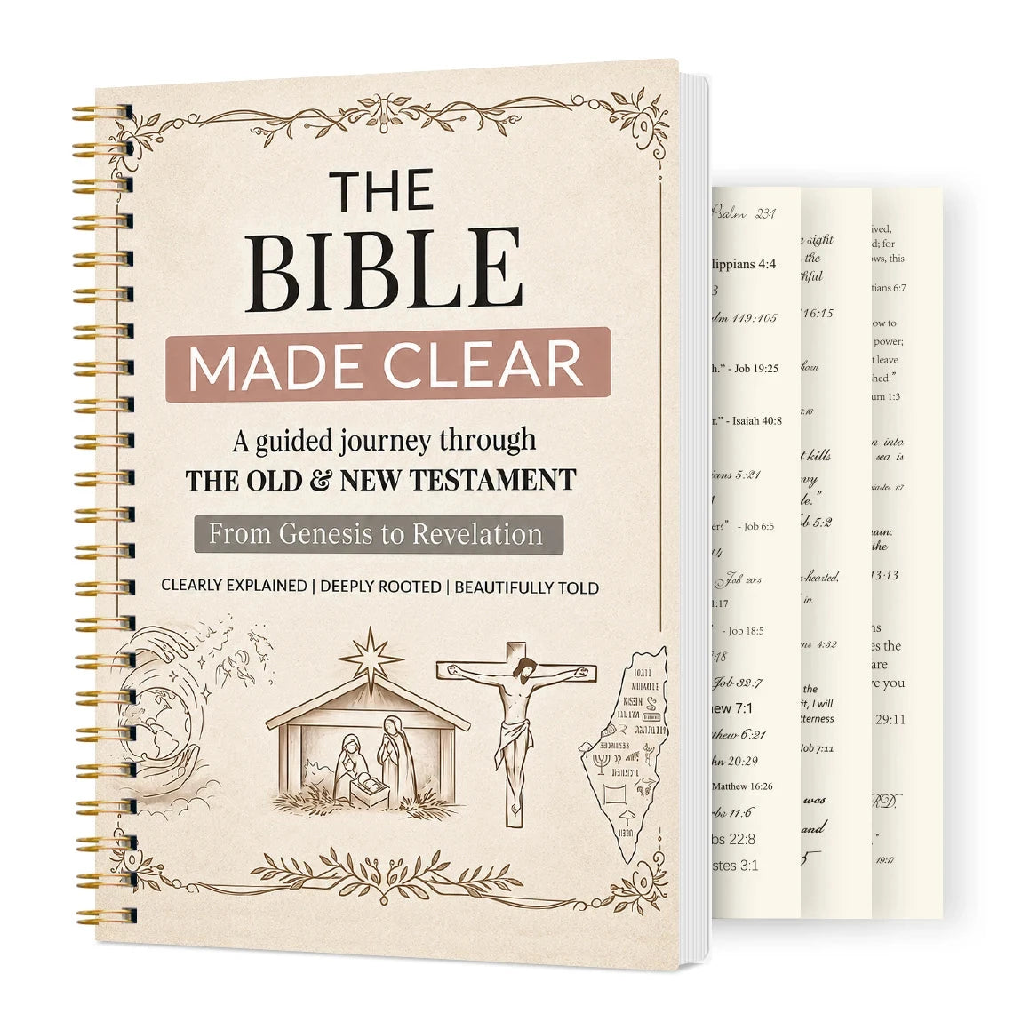 Transform Your Faith Journey with Our 8-Week Bible Study Planner Journal by Creative Vault Marketplace