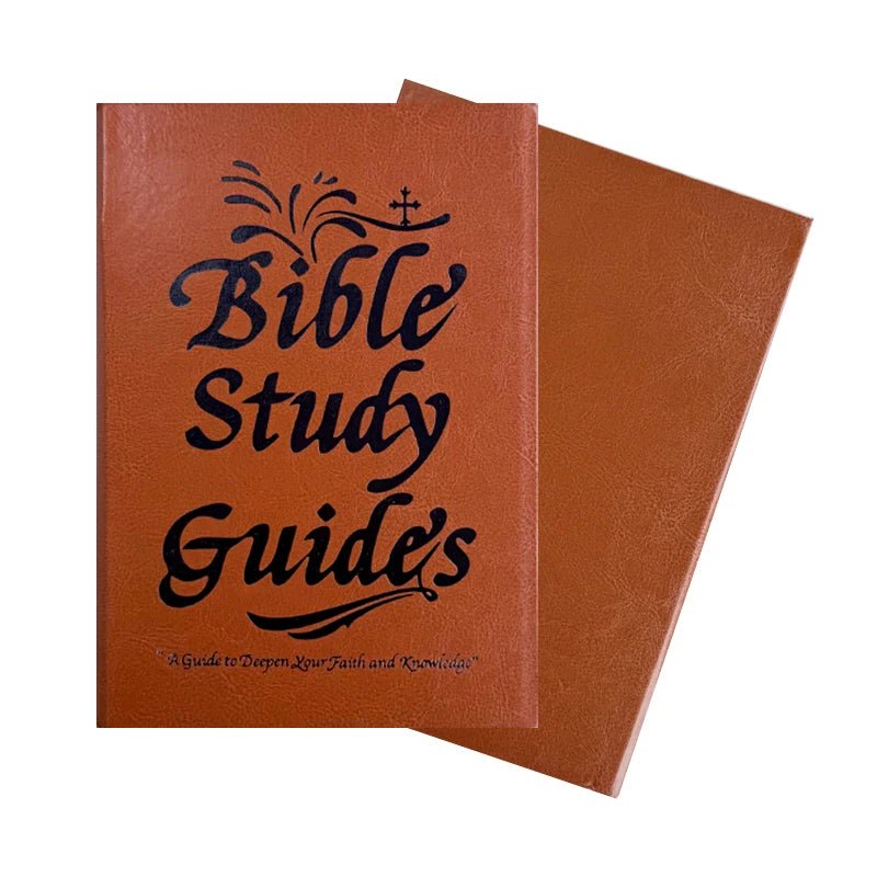 Bible Study Guides: Study Plan Guide, Christian Devotional Record Notebook, Faith and Knowledge Deepening Journal, Durable Hardcover with Bookmark Strap, Religious Gift by Creative Vault Marketplace
