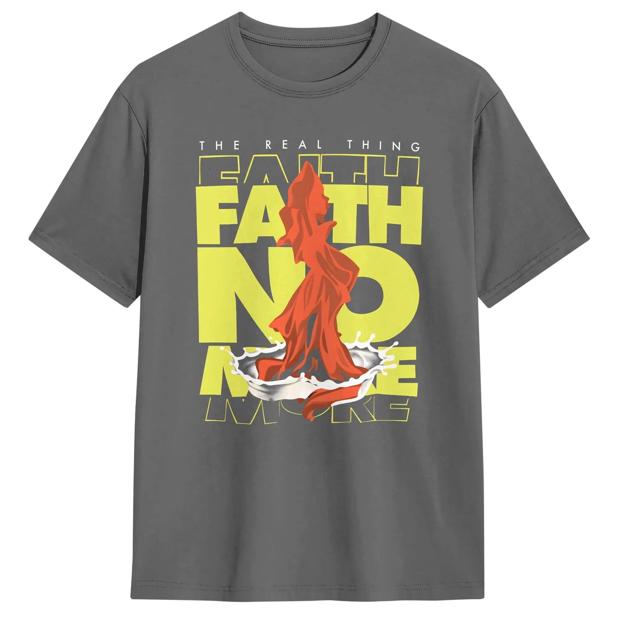 Faith No More Hd Logo T Shirt Men's Y2K Casual T Shirts Summer O-Neck Fashion Tee Shirt Pattern Big Size Clothing by Creative Vault Marketplace