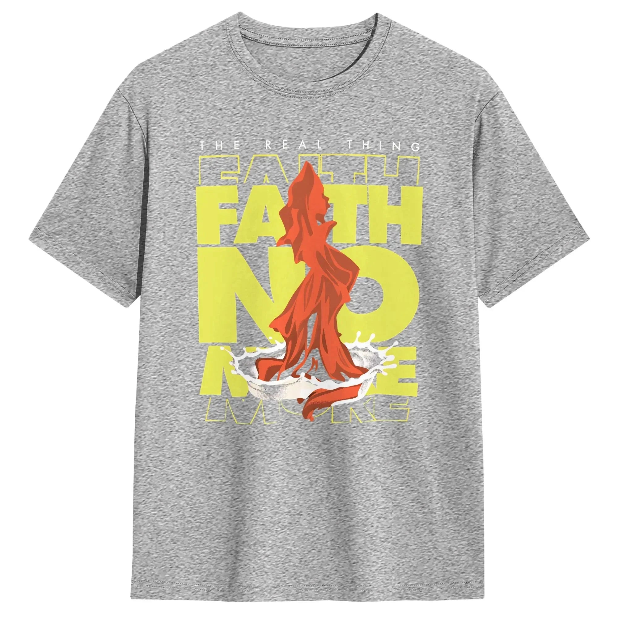 Faith No More Hd Logo T Shirt Men's Y2K Casual T Shirts Summer O-Neck Fashion Tee Shirt Pattern Big Size Clothing by Creative Vault Marketplace