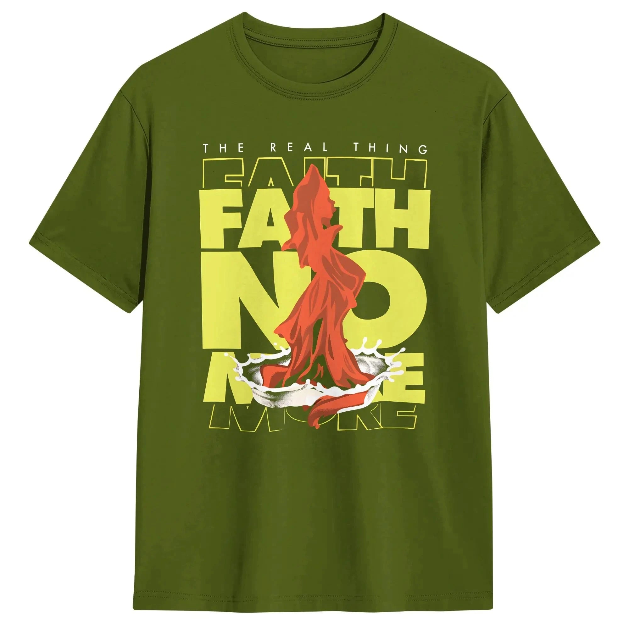 Faith No More Hd Logo T Shirt Men's Y2K Casual T Shirts Summer O-Neck Fashion Tee Shirt Pattern Big Size Clothing by Creative Vault Marketplace
