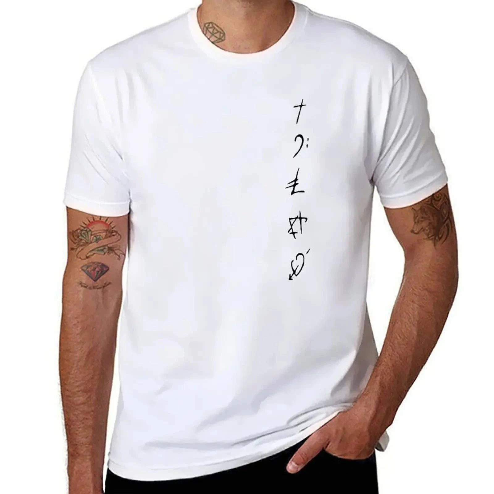 George Michael Faith symbols T-Shirt Graphic Print Short Sleeve T-Shirt by Creative Vault Marketplace