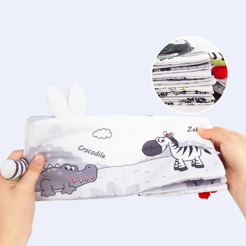 Baby Toys Cloth Book 3D Touch Feel Children's Tactile Sensory Education Early Literacy Intelligence Development Plush Toys by Creative Vault Marketplace