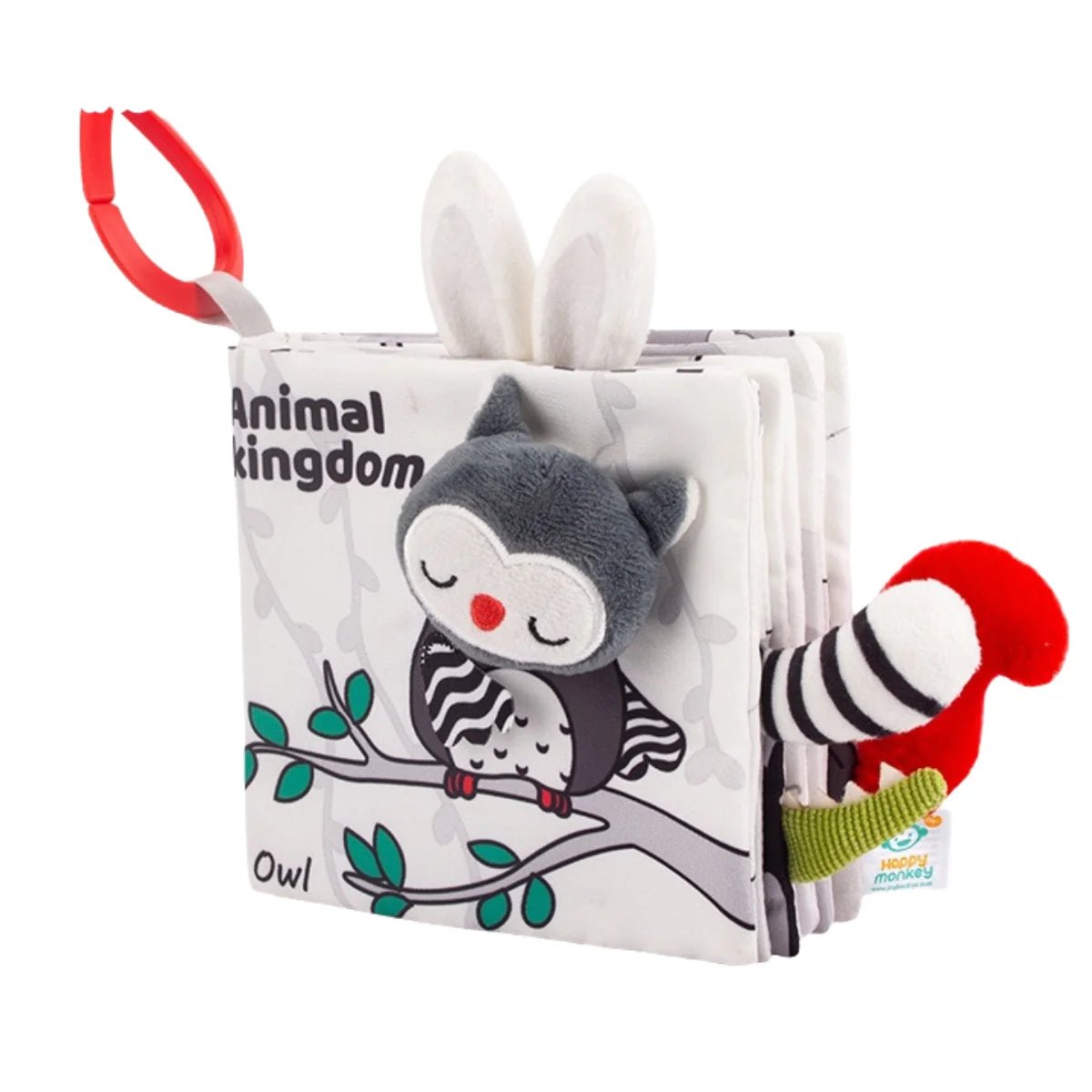 Baby Toys Cloth Book 3D Touch Feel Children's Tactile Sensory Education Early Literacy Intelligence Development Plush Toys by Creative Vault Marketplace