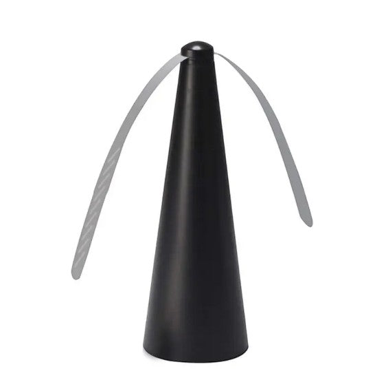 Creative Vault Marketplace black insect repellent fan with soft rotating blades for patios and dining areas