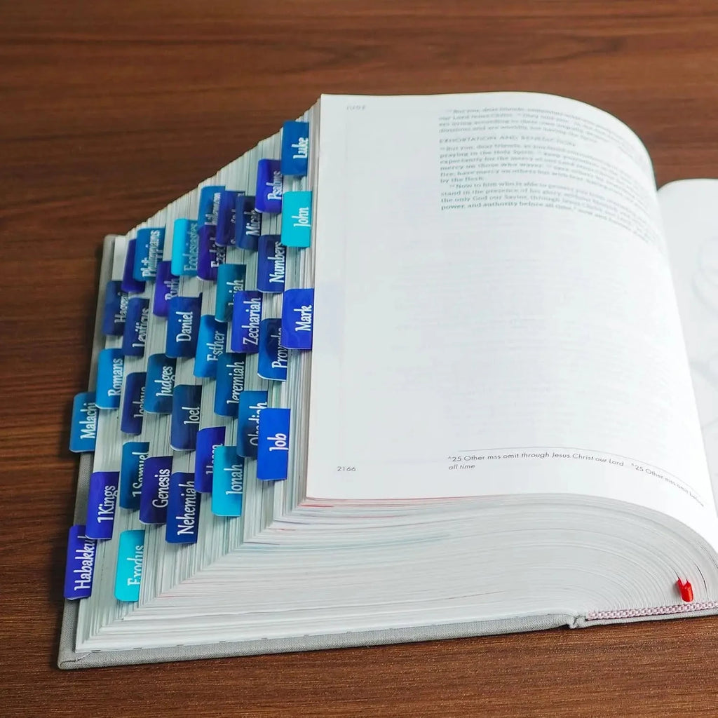 Bible Tabs for Women and Men Easy to Remove & Read Bible Book Tabs for Study Bible Index Tabs for Old and New Testament Bible by Creative Vault Marketplace