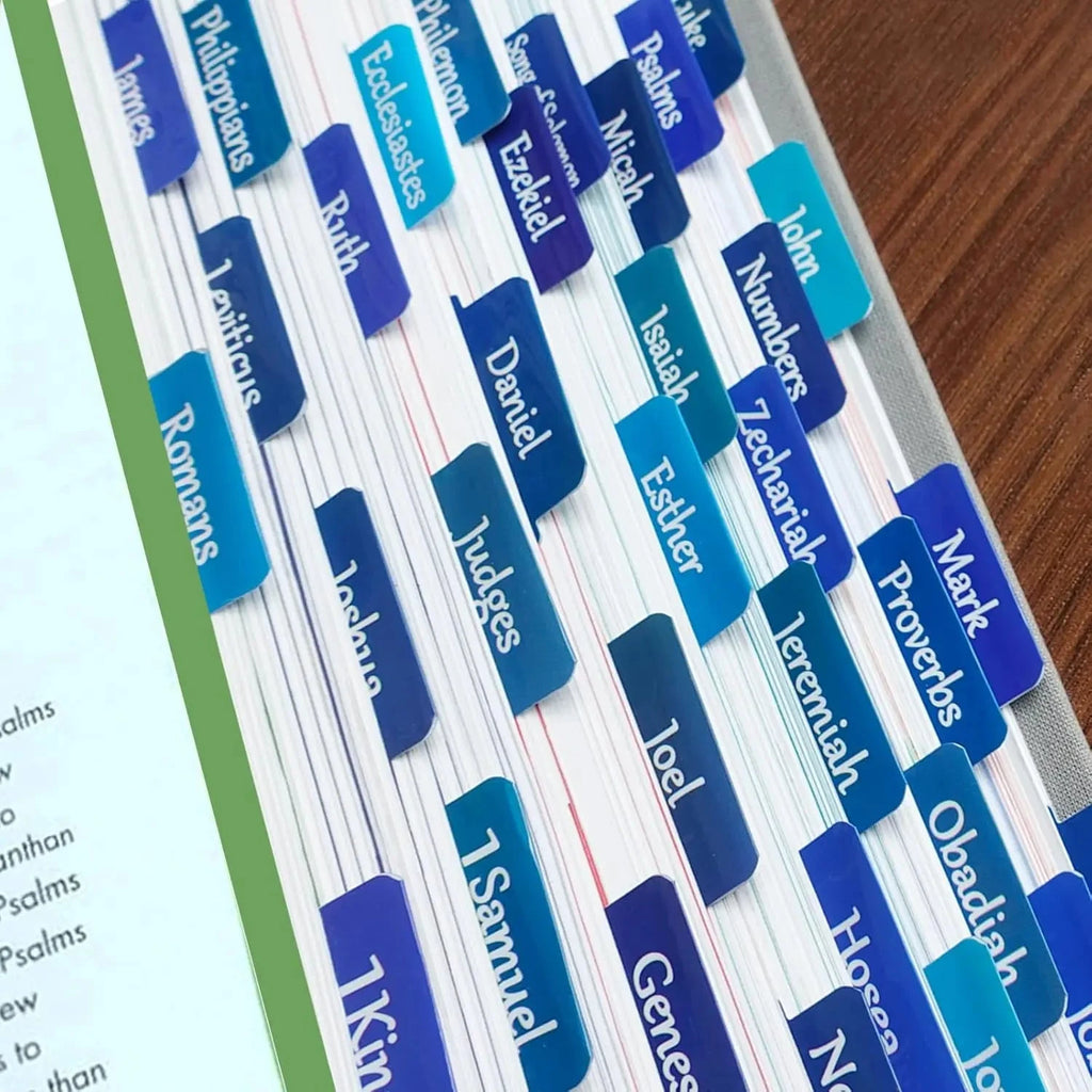 Bible Tabs for Women and Men Easy to Remove & Read Bible Book Tabs for Study Bible Index Tabs for Old and New Testament Bible by Creative Vault Marketplace