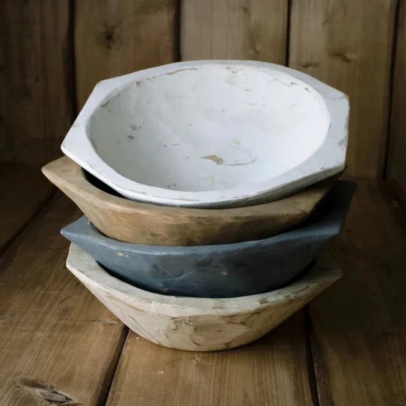Children's Photography Props Handmade Wooden Bowl Simple Styling Prop Photography Baby Bed Photography Props Newborn Props by Creative Vault Marketplace