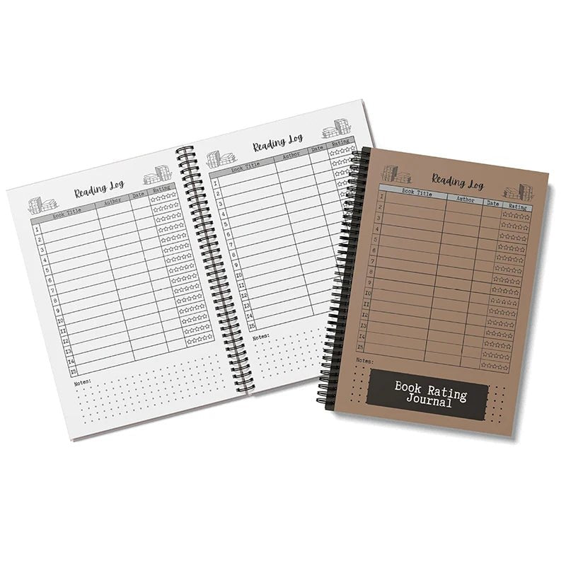 Compact Reading Journal - Track Your Progress With Book Ratings, Notes & Lists - Ideal Gift For Book Lovers & Voracious Readers by Creative Vault Marketplace