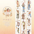 Journal Go 4.5x200cm Four Seasons Girl Tape DIY Scrapbooking Decor Photo Album Collage Junk Journal Planner Aesthetic Stickers by Creative Vault Marketplace