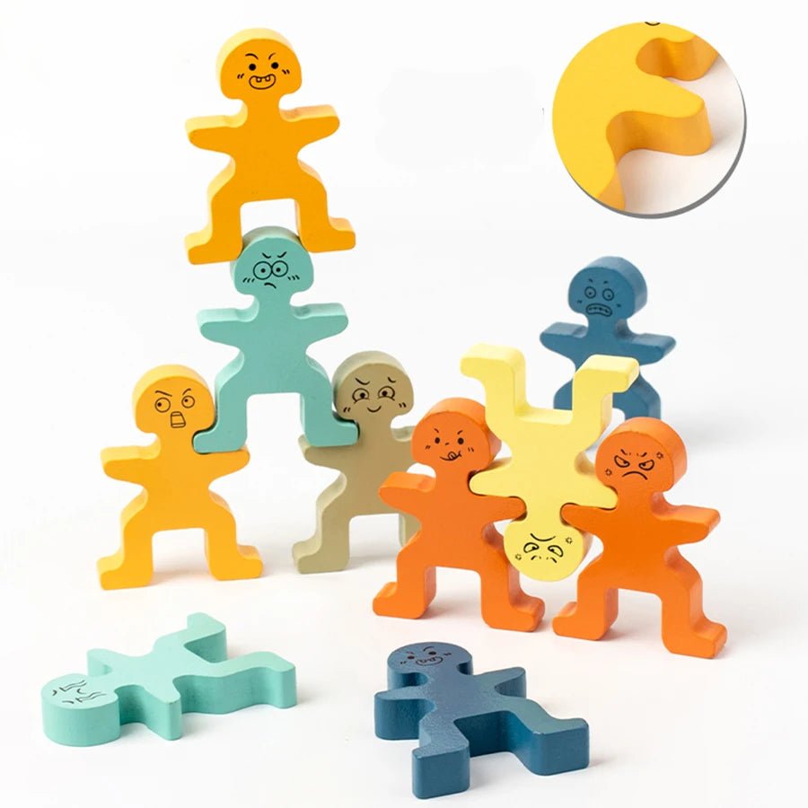 Early educatio Children Education building Block Toy Wooden Balance Blocks Toy brand high quality kids Exercise hands-on skills by Creative Vault Marketplace