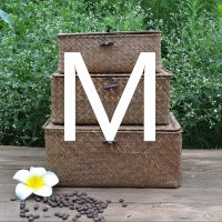 Handwoven Seagrass Storage Basket - Eco-Friendly, Stylish Organization in 3 Sizes by Creative Vault Marketplace