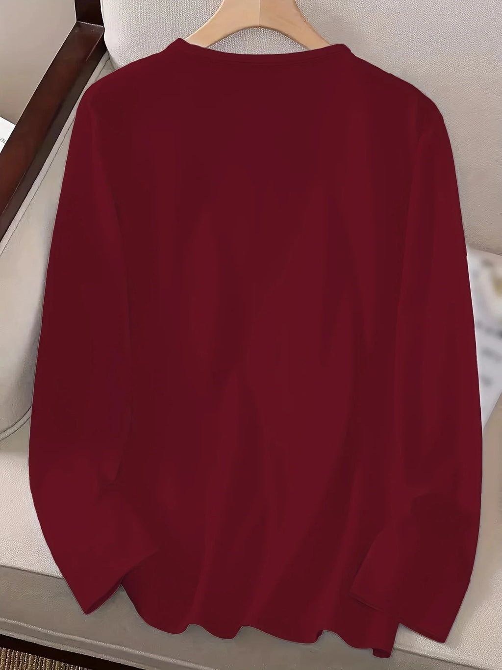 Faith Print Long Sleeve T-Shirt - Cozy Autumn Layering Tee for Inspired Women by Creative Vault Marketplace