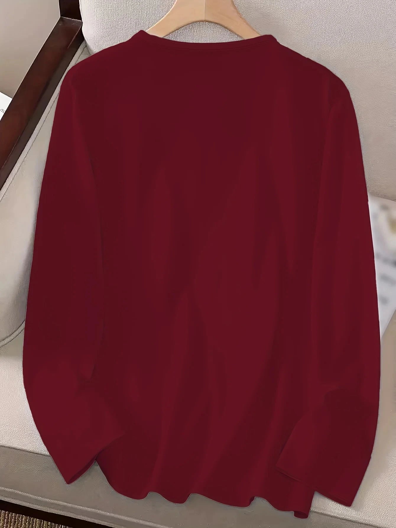 Faith Print Long Sleeve T-Shirt - Cozy Autumn Layering Tee for Inspired Women by Creative Vault Marketplace