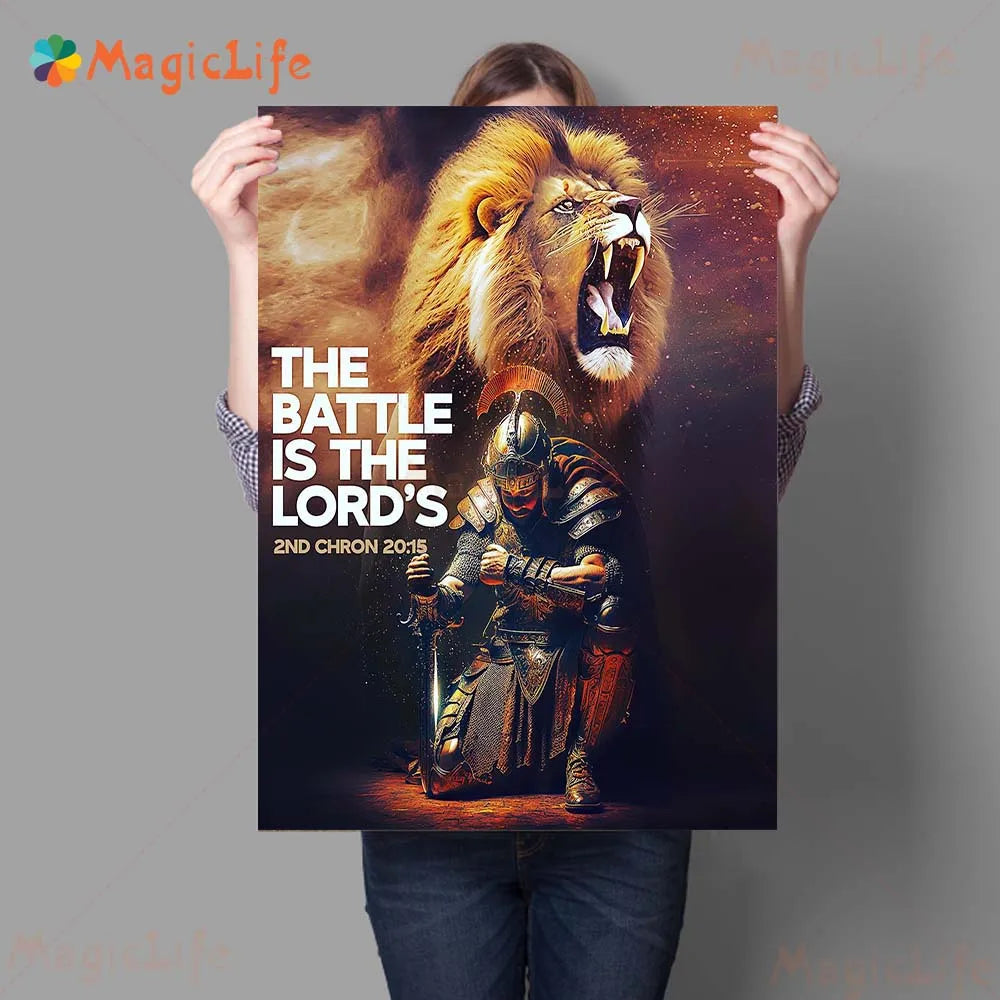Power Of Faith Inspirational Quotes Wall Art Canvas Painting Biblical Instruction Art Poster And Print Home Decoration Unframed by Creative Vault Marketplace