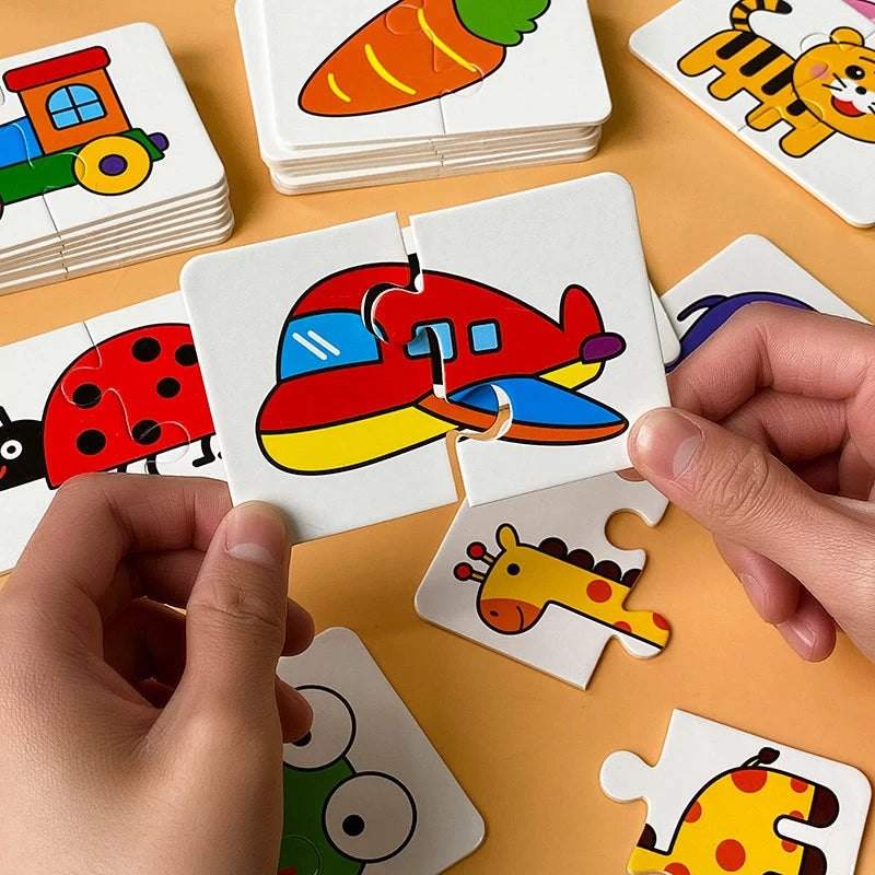 Montessori Cards Educational Toys for Children Learning Educational Puzzles Develop Cognitive Games for Babies Kids Baby Novel by Creative Vault Marketplace