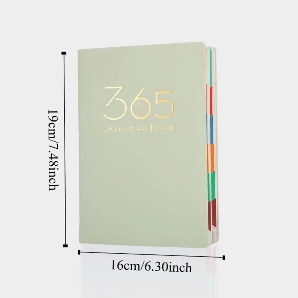 Goals Organizer 320 Sheets A5 Journal Textured PU Pen Loop Daily Journal Elastic Bond Monthly Index Daily Planner Workplace by Creative Vault Marketplace