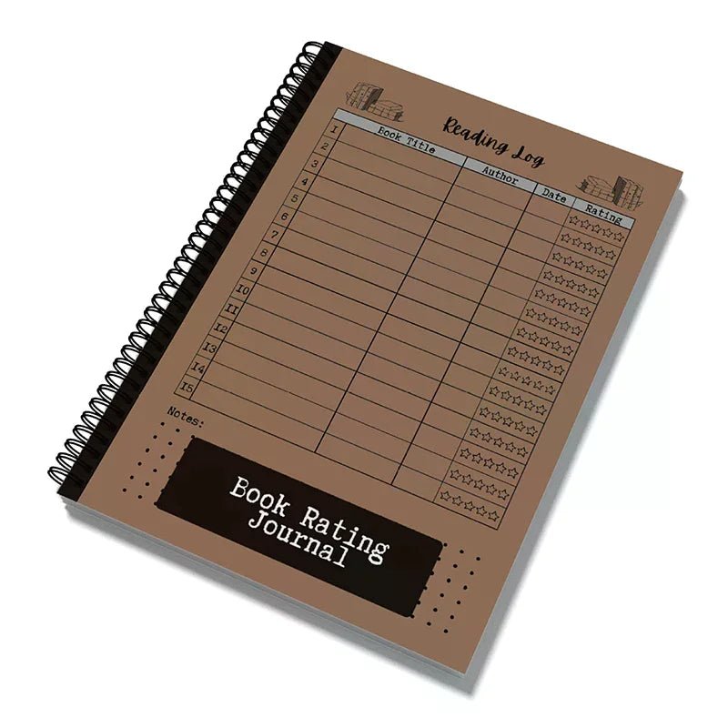 Compact Reading Journal - Track Your Progress With Book Ratings, Notes & Lists - Ideal Gift For Book Lovers & Voracious Readers by Creative Vault Marketplace