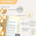In A Year Study Journal With 52-Week Reading Plan, Gifts For Devotional Journaling, A5 Devotional Notebook by Creative Vault Marketplace