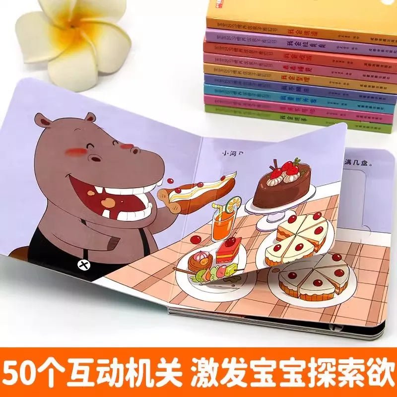 New Good Habits Developing for Your Baby - 10 Board Books, Sliders, Flaps, Non-tearable and Bedtime Stories Books for Children by Creative Vault Marketplace