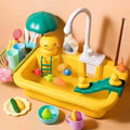 Children's Fitchen Toys Electric Fun Water Play Water Wash Basin Fishing Dishwashing Home Role-Playing Baby Early Education Toys by Creative Vault Marketplace