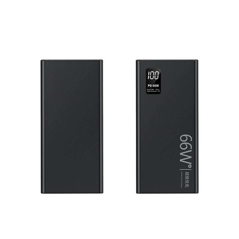 30000mAh 66W Portable Power Bank - Fast Charging USB LCD External Battery Charger For Smartphones, High Capacity Compatible by Creative Vault Marketplace