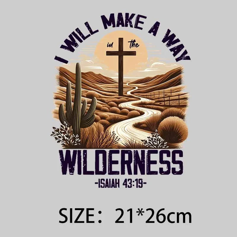 Transform Your Style with Cowboy Cross Iron-On Stickers: Unique DIY Decoration by Creative Vault Marketplace