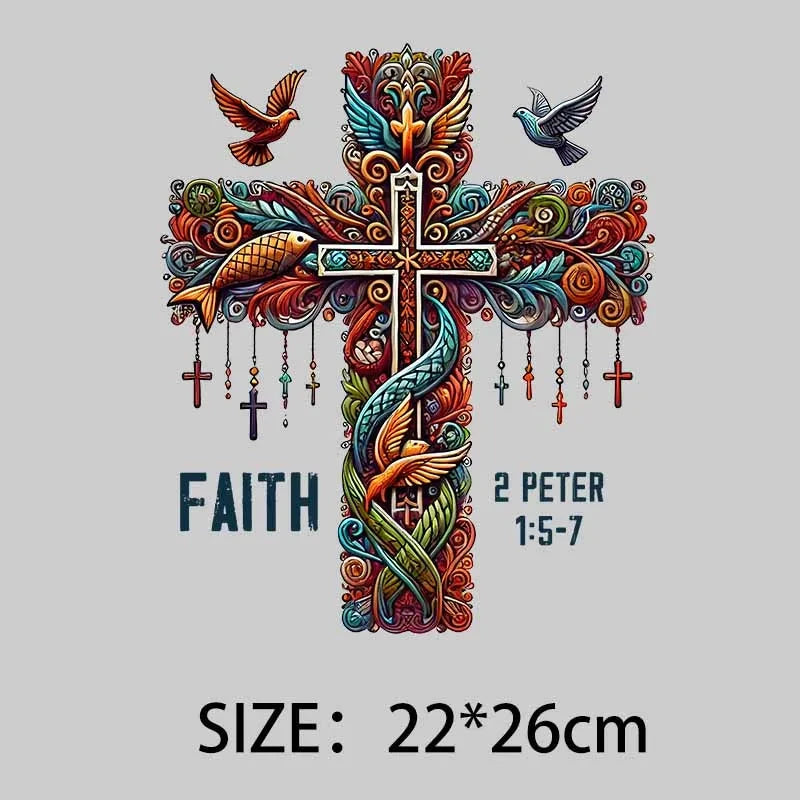 Transform Your Style with Cowboy Cross Iron-On Stickers: Unique DIY Decoration by Creative Vault Marketplace