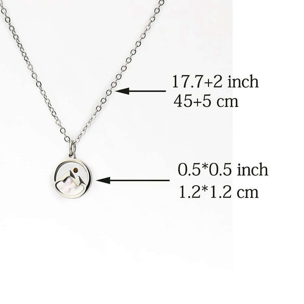 Mustard Seed Necklace for Women Christian Gifts Move Mountains Shell Necklaces Mothers Valentines Day Gifts Faith Jewelry by Creative Vault Marketplace