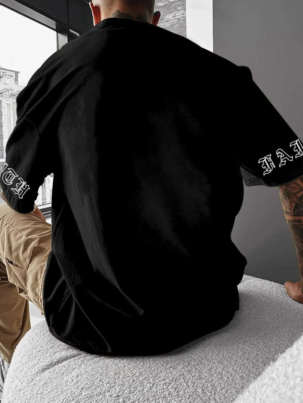 Men's Gothic Cross T-shirt - Embrace Style and Faith with Every Wear by Creative Vault Marketplace