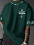 Men's Gothic Cross T-shirt - Embrace Style and Faith with Every Wear by Creative Vault Marketplace