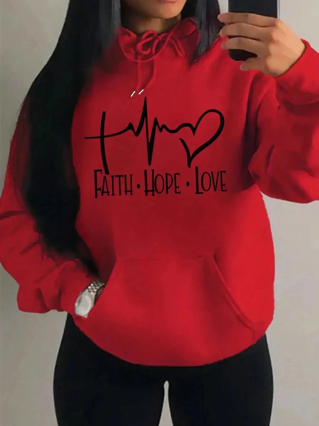 Faith Hope Love Hoodie: Your Perfect Blend of Comfort and Style by Creative Vault Marketplace