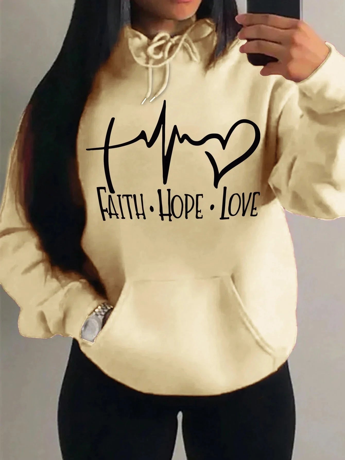 Faith Hope Love Hoodie: Your Perfect Blend of Comfort and Style by Creative Vault Marketplace
