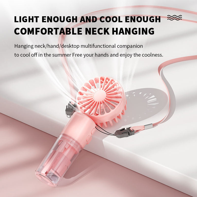 Stay Cool Anywhere: Portable Handheld Mist Fan for Summer Comfort by Creative Vault Marketplace