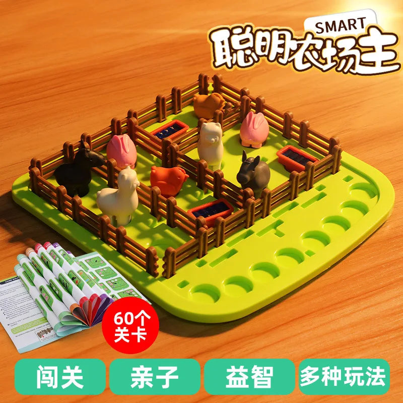Children's Educational Early Learning Parent-Child Smart Farmer Tabletop Game Thinking Logic Training Animal Farm Toys by Creative Vault Marketplace