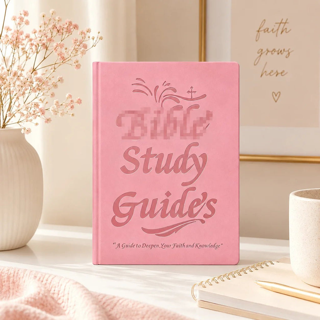 Bible Study Journal Spiral Bound Christian Devotional Notebook Women Faith Prayer Reflection Gift Floral Pink Journal by Creative Vault Marketplace