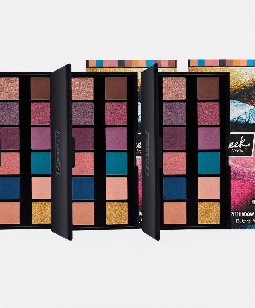 Creative Vault Marketplace Sleek Make Up High Flyer eyeshadow palette featuring bold purple, pink, and blue shades.